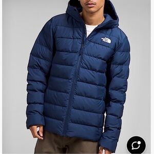 The North Face Men's Men’s Aconcagua 3 Hoodie Size Navy Puffer Jacket